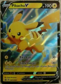 1600 (25) Pikachu V SWSH063
