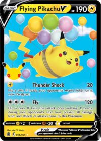 1600 (28) Flying Pikachu V 006/025