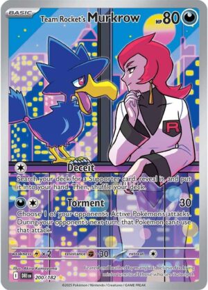 Team Rocket´s Murkrow 200/182